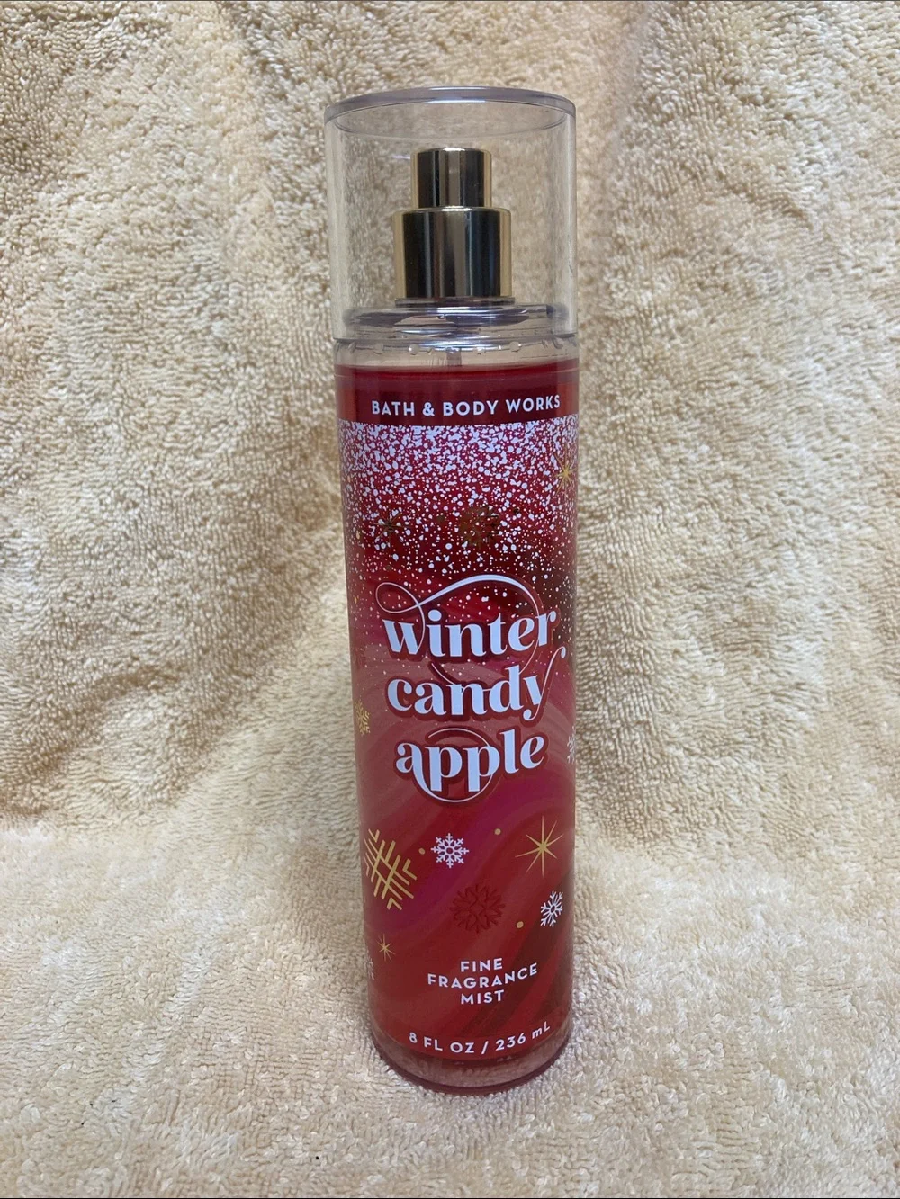 Bath & Body Works Winter Candy Apple Fragrance  - Red